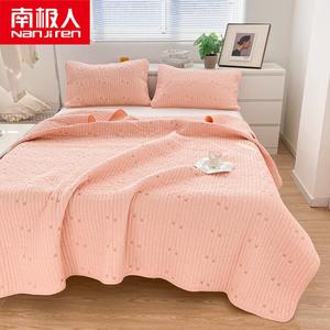 Antarctic Простыня на резинке 150 см, наволочка 1 шт, цвет Coral Pink, из чистого хлопка