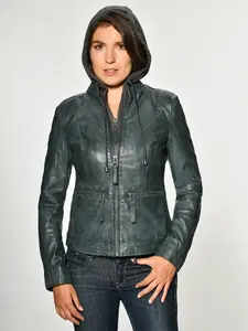 Кожаная куртка Maze "Брэйфорд", синий