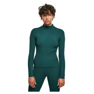 Свитер Urban Classics Knit high neck, зеленый