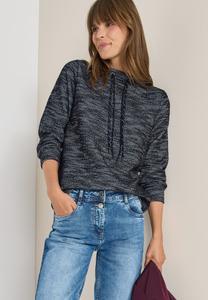 Блуза Cecil STRUKTUR, Blau/Dark Blue
