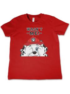 Футболка Paw Patrol Wasn't Me Kids Tee красного цвета Paw Patrol