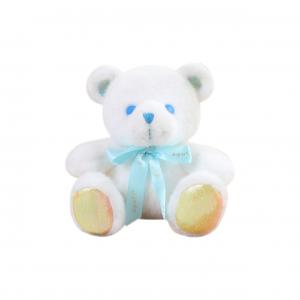 Плюшевая кукла милый медвежонок с ленточкой и колокольчиком, высота 25 см Bitter purchase, синий