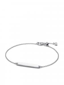 Набор серебряных браслетов с гравировкой His & Hers Pandora