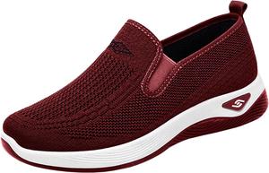 Ортопедические кроссовки для женщин, туфли для медсестер на липучке Babe, обувь Ortho Pro Comfort, обувь OrthoWear Baimiu, красный