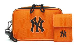 MLB Полиамидная сумка комбо фотосумка наплечная сумка через плечо унисекс оранжевая
