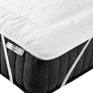 Наматрасник Beliani белый зона лежания: 180/200 см