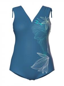 Купальник Ulla Popken, цвет dunkles petrol