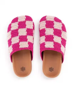 Детские вязаные сабо для девочек Bolinas The Sak, розовый