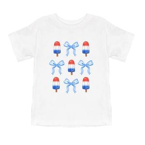 Молодежная футболка с короткими рукавами и рисунком Boom Pop Coquette Chart The Juniper Shop, белый