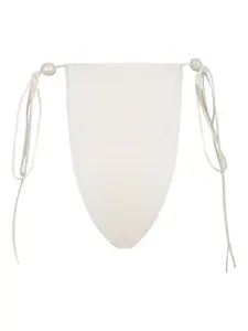 Бикини-топ с бретелью на шее Magda Butrym, кремовый