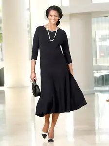 Леди вязаное платье "вязаное платье" Lady, черный