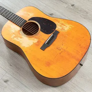 Акустическая гитара Martin Standard Series D-18 StreetLegend Dreadnought, красное дерево, состаренная ель