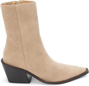 Женские повседневные ботильоны Matisse Cleo с заостренным носком и молнией, средней высоты каблук 2-3 см - черные