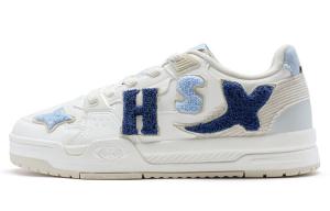 Кроссовки XTEP Skateboarding Shoes Men Low-top Sail White/moonlime, белый