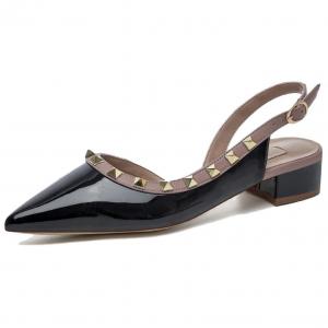 YAFEI XUANYU Женские туфли на платформе с массивным каблуком черные, цвет Black