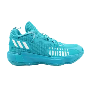 Кроссовки adidas Dame 7 EXTPLY 'Opponent Advisory - Teal Solid', бирюзовый