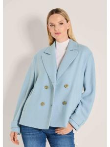 MADELEINE Блейзер Stillvoller Zweireiher aus Schurwolle in bleu