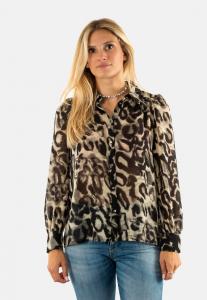 Блуза Morgan Button-down blouse, Marron/Brown