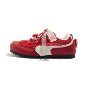 Легкие и дышащие низкие повседневные туфли для женщин BEIER, Red A