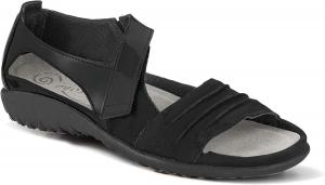 Женские сандалии NAOT Papaki с пробковой стелькой и поддержкой свода стопы. Сандалии со съемной стелькой - комфорт и поддержка - противоскользящие, легкие и идеально подходят для путешествий - средняя полнота, черный