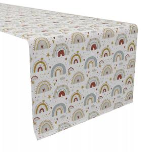 Настольная дорожка, 100 % хлопок, 16x72 дюйма Magic Rainbows
