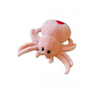 XIWANTONG Причудливая красная плюшевая кукла пауков с красным хвостом высотой 25 см