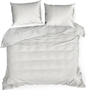 EUROFIRANY | Рождественское постельное белье - Комплект постельного белья - 160 x 200 см - Белый - Хлопок - Рождественский узор Eurofirany