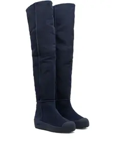 Ботфорты на каблуке Bally, синий