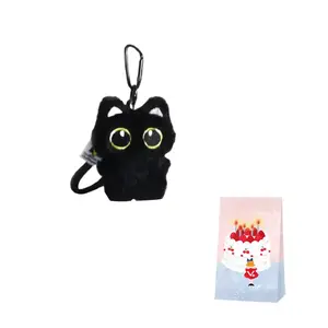 Dolls and bears dance Очаровательные черные кошки куклы-талисманы плюшевый кулон 12см высота