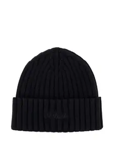 Вязаная шапка Wengen в рубчик Mc2 Saint Barth, черный