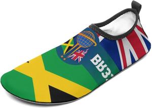 Пляжная обувь Calculay Guyana - Trinidad с флагом Кейптауна (5x3 фута), обувь для плавания и пляжа для мужчин и женщин, обувь для йоги в бассейне, кроссовки для серфинга, 9/10women,7/8men Style-6