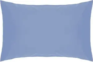 Наволочка Percale, легкая в уходе BM177 (один размер) (небесно-голубой) Belledorm