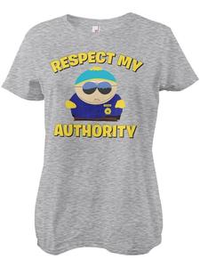 Футболка Respect My Authority Girly Tee серого цвета South Park