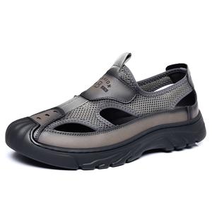 EGCHI Мужские повседневные туфли Low top Black/Gray/Brown