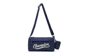 Сумка через плечо из ткани и искусственной кожи среднего размера унисекс дымчато-серый/синий/коричневый латте/черный Champion