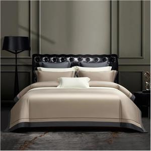 UOIO Комплект постельного белья UOIO из египетского хлопка 1000TC с жаккардовой отделкой