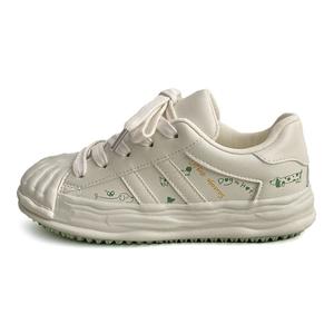 N6N8 Женские противоскользящие и износостойкие легкие низкие скейтерские туфли - бежевые, цвет Beige