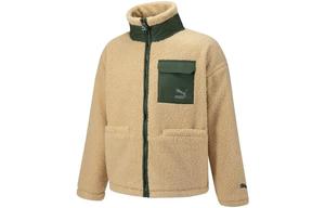 Бархатная куртка унисекс Puma, цвет Brown