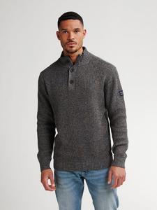 Вязаный свитер Salem синего цвета Petrol Industries