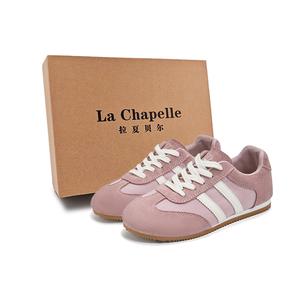 La Chapelle Женские повседневные туфли с низкой подошвой, амортизирующие, противоскользящие, дышащие, розовые, вишневые