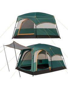 COSTWAY Палатка для кемпинга на 4-6 человек, зеленого цвета