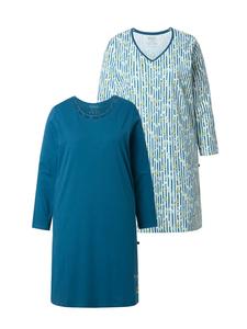 Ночная рубашка в бензиновом цвете Ulla Popken