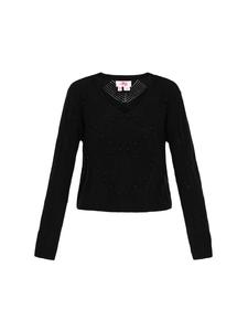 Женский свитер черного цвета myMo