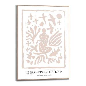 Картина с рамкой Reinders Le Paradis Esthétique, бежевый