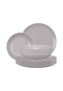Сервиз столовый Seltmann Weiden Amina, 12 штук, серый