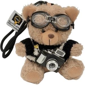 Плюшевый кулон Pilot Bear Dolls высотой 11 см ROUERXIONG, белый