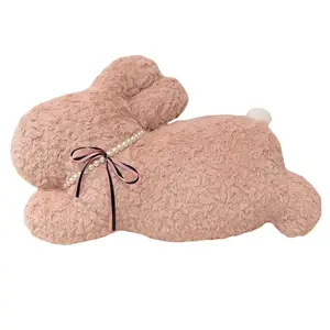 Плюшевая кукла Pearl Bunny Dolls высотой 50см/65см XUANBEIBEI, розовый