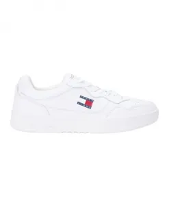 Белые кроссовки с чашеобразной подошвой Tommy Jeans, белый