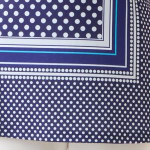 Можно стирать, сделано в Японии, туника в горошек.