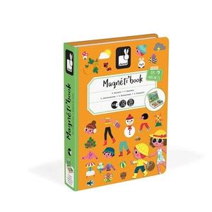 Пазл Janod, Магнитикбук 4 Времена года